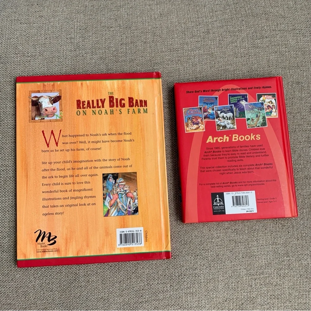 Kids Christian Books Noahs Ark Christmas Stories Arch Books Master Books